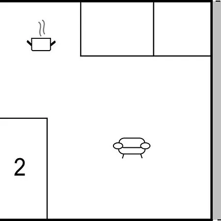 2 Bedroom Cozy In Hovborg